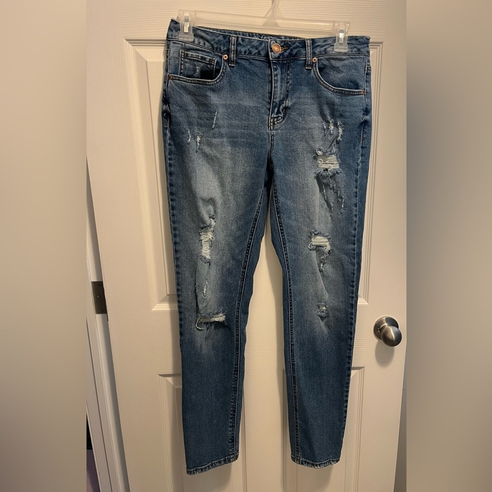 Maurice’s Distressed Blue Jeans